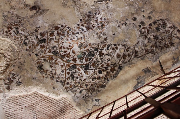 Fresco in Little Petra - Jordanië